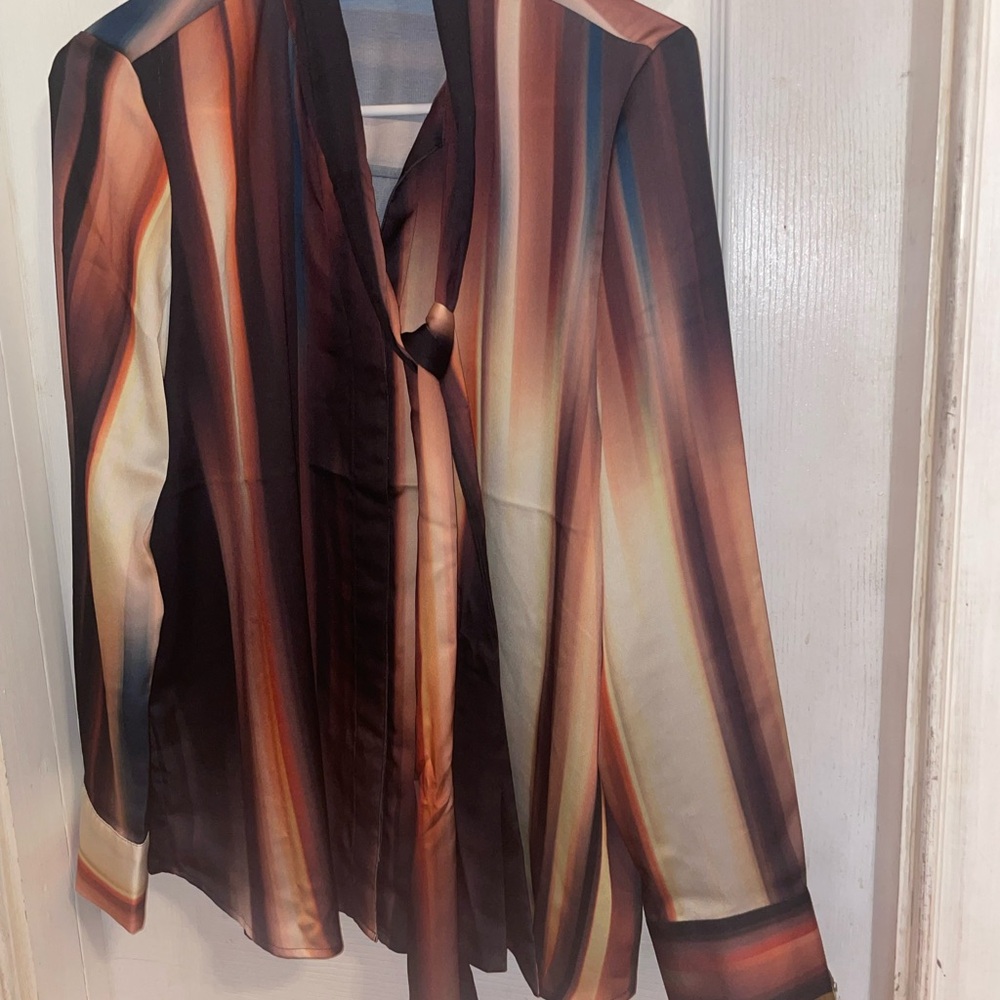 Express Multicolor Striped Blouse